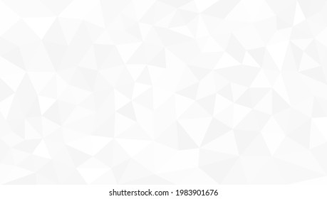 Abstract white polygonal vector background 