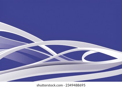 Abstract white and purple geometric background. Dynamic shapes composition. Vector illustration.