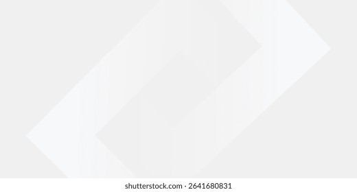 Abstract white rectangles shape and High speed digital hi tech concept on soft white background