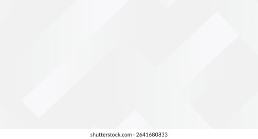 Abstract white rectangles shape and High speed digital hi tech concept on soft white background