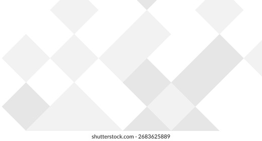Abstract white rectangles shape and High speed digital hi tech concept on soft white background
