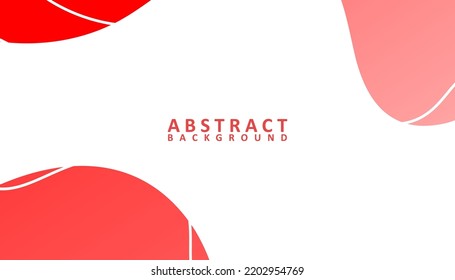 Abstract white and red background design, modern stylish background template