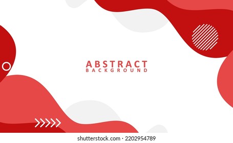 Abstract white and red background design, modern stylish background template