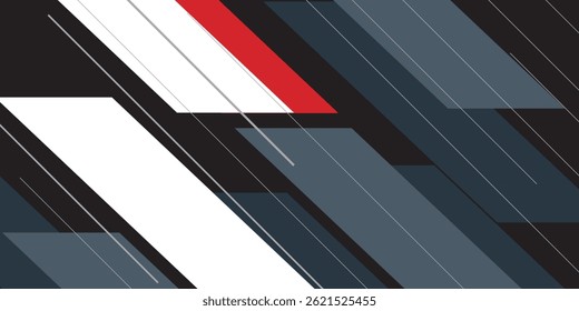 Abstract white red background overlapping layers on bright space with diagonal line effect decoration. Modern graphic design element cutout style concept for web banner, flyer, card or brochure cover