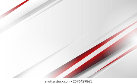 Abstract white and red corporate background. Vector design layout for your text