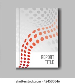 Abstract white and red design background for business annual report book illustration vector