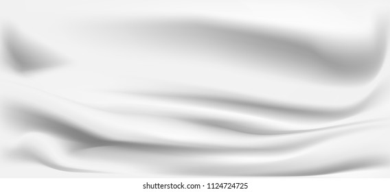 Abstract White Satin Silky Cloth,Fabric Textile Drape with Crease Wavy Folds.with soft waves,waving in the wind.Texture of crumpled paper.
Milk,Yogurt,Cream or cosmetics product Curl background.vector