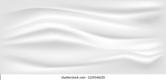 Abstract White Satin Silky Cloth,Fabric Textile Drape with Crease Wavy Folds.with soft waves,waving in the wind.Texture of crumpled paper.
Milk,Yogurt,Cream or cosmetics product Curl background.vector