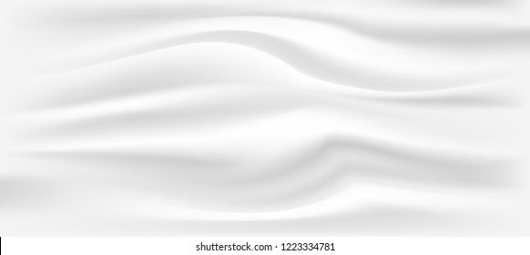Abstract White Satin Silky Cloth,Fabric Textile Drape with Crease Wavy Folds.with soft waves,waving in the wind.Texture of crumpled paper.
Milk,Yogurt,Cream or cosmetics product Curl background.vector