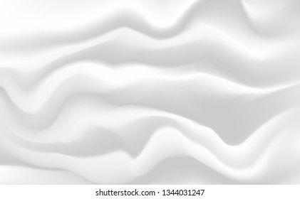 Abstract White Satin Silky Cloth,Fabric Textile Drape with Crease Wavy Folds.with soft waves,waving in the wind.Texture of crumpled paper.
Milk,Yogurt,Cream or cosmetics product Curl background.vector