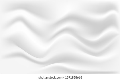 Abstract White Satin Silky Cloth,Fabric Textile Drape with Crease Wavy Folds.with soft waves,waving in the wind.Texture of crumpled paper.
Milk,Yogurt,Cream or cosmetics product Curl background.vector