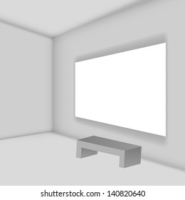 Abstract white Screen vector illustration