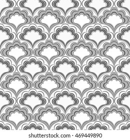 abstract white seamless ornament