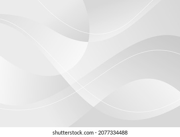 Abstract white shade background. wave background