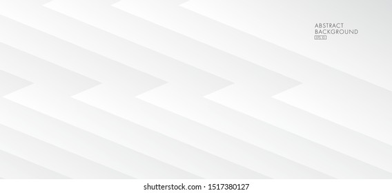 Abstract white shades background, futuristic lines forming dynamic pattern of zig zag