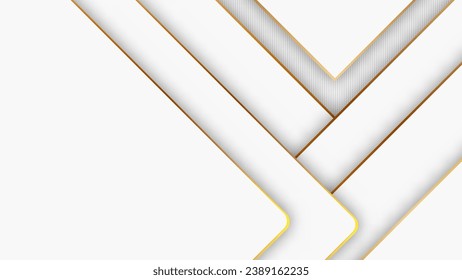 abstract white shape overlap background, luxury wallpaper graphic, 