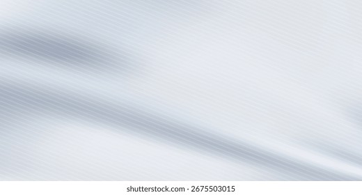 Fundo de tecido de seda branco abstrato com ondas suaves. adequado para apresentações, exibição do produto, design gráfico e modelos modernos da web.
