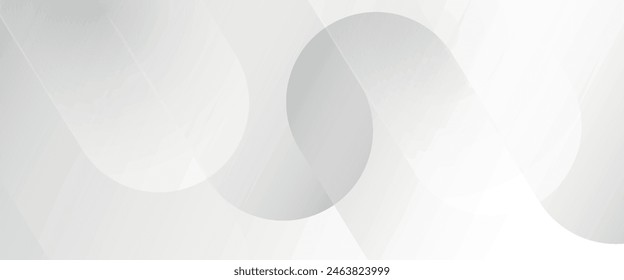 abstracto blanco y gris claro plateado con degradado con textura metálica suelo de pared diagonal fondo tech suave negro oscuro Ilustración vectorial limpia