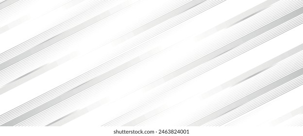 abstract white and silver light gray with gradient with metal texture wall floor diagonal background tech soft dark black clean vector illustration