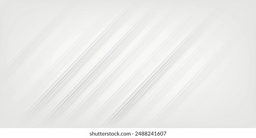 abstract white and silver light gray gradient with metal texture wall floor soft technology diagonal background