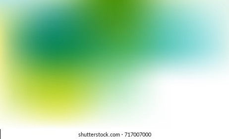 Abstract  White, skyblue and green Gradient blurred vector background