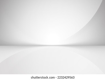 Abstract white smooth,curve,wave element modern background. Vector illustration for cover,banner,template,wallpaper