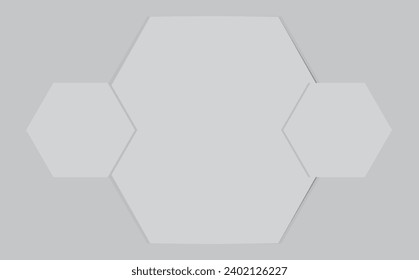 Abstract white and soft gray background design vector illustrator. 