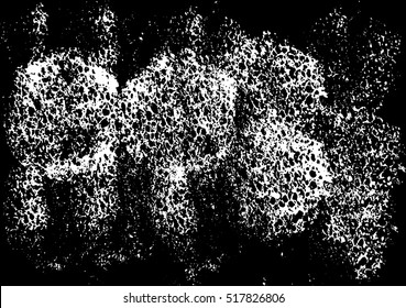 Abstract white sponge stains texture. Design for your brushes and grunge effects.