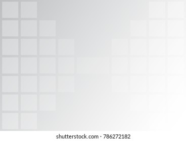 Abstract White square background , background can used for wallpaper or design , vector.
