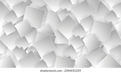 Abstract white Square Background Design and vector art
