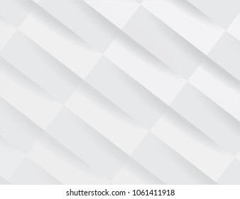 Abstract White square geometric texture background Can be adapt to Brochure, Report, Magazine, Poster, Corporate Presentation, Portfolio, Flyer, Banner, Website. Vector Abstract geometric texture.