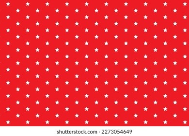 abstract white star on red background pattern design.