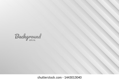 Abstract white straight vector background Geometry Modern concept