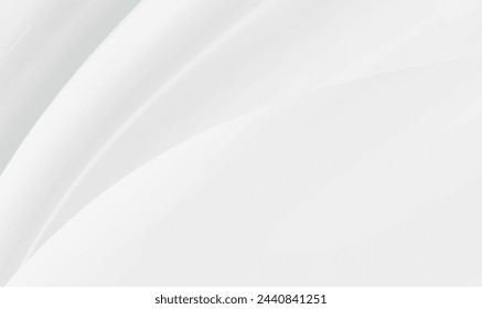 Abstract White Tech Geometric Corporate Design Background. White fabric texture background. Futuristic architecture background.Modern architecture or advanced technology. White Interior Design. Vector