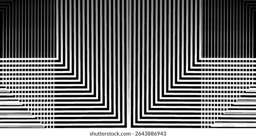 Abstract white techno background glowing 3D overlapping layers on dark space with x letter effect decoration.Eps 10.