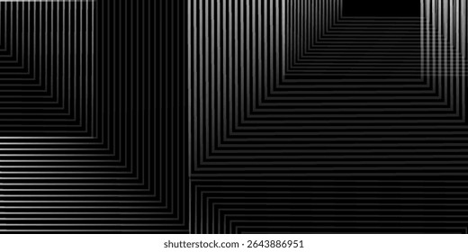 Abstract white techno background glowing 3D overlapping layers on dark space with x letter effect decoration.