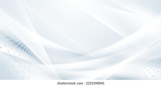 abstract white technology background design modern vector illustration