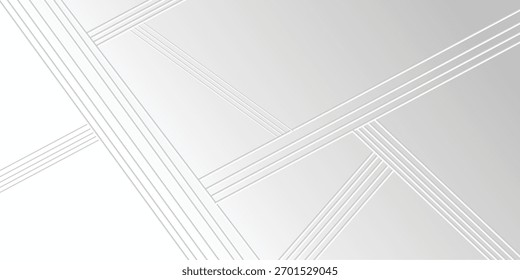 Abstrakte weiße Technologie geometrischen Hintergrund mit Kreisen für Web, Banner und Vorlage. Vektorgrafik