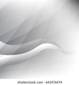 Abstract White and technology modern futuristic background, vector illustration