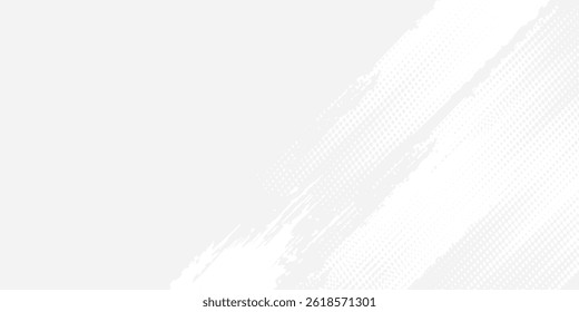 Abstract white template banner with gradient color and small polka dot technology black and dark background Design with liquid  arts