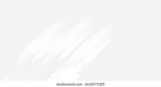 Abstract white template banner with gradient color and small polka dot technology black and dark background Design with liquid  arts