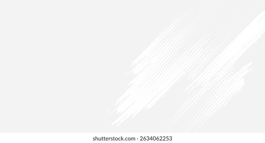Abstract white template banner with gradient color and small polka dot technology black and dark background Design with liquid arts