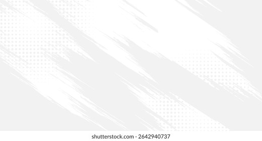 Abstract white template banner with gradient color and small polka dot technology black and dark background Design with liquid shape vector 