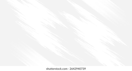 Abstract white template banner with gradient color and small polka dot technology black and dark background Design with liquid shape vector design