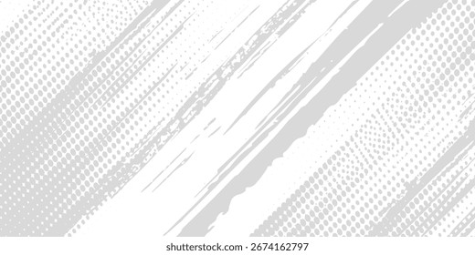 Banner modelo branco abstrato com cor gradiente e tecnologia de ponto polka pequeno fundo preto e escuro Design com design de vetor de forma líquida moderno abstrato simples