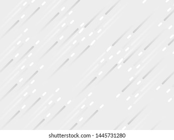 Abstract white texture background design  paper art style White gradation stripe line 
