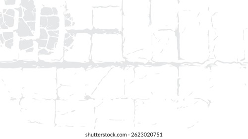 Abstract White Textured Wall with Cracks and Grungy Surface - Modern Minimalist Background Design for Creative Projects and Digital Art, High-Resolution