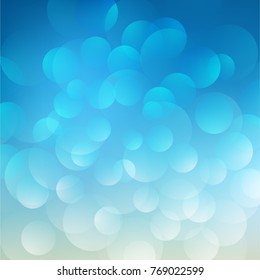Abstract white transparen circles