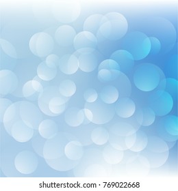 Abstract white transparen circles