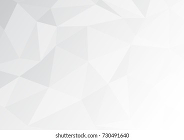 Abstract White triangle background , background can used for wallpaper or design , vector.
